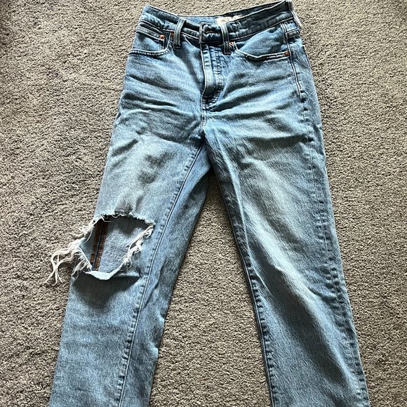 Madewell "The Perfect Vintage Straight Jean" 25P - Picture 1 of 2